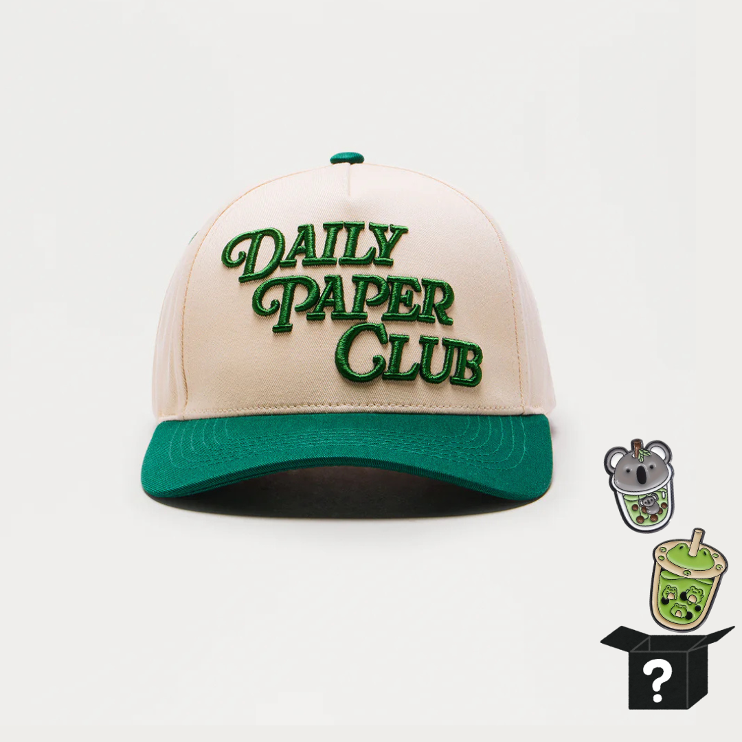 Daily Paper Club Snapback Hat - Stone/Combo+Pin